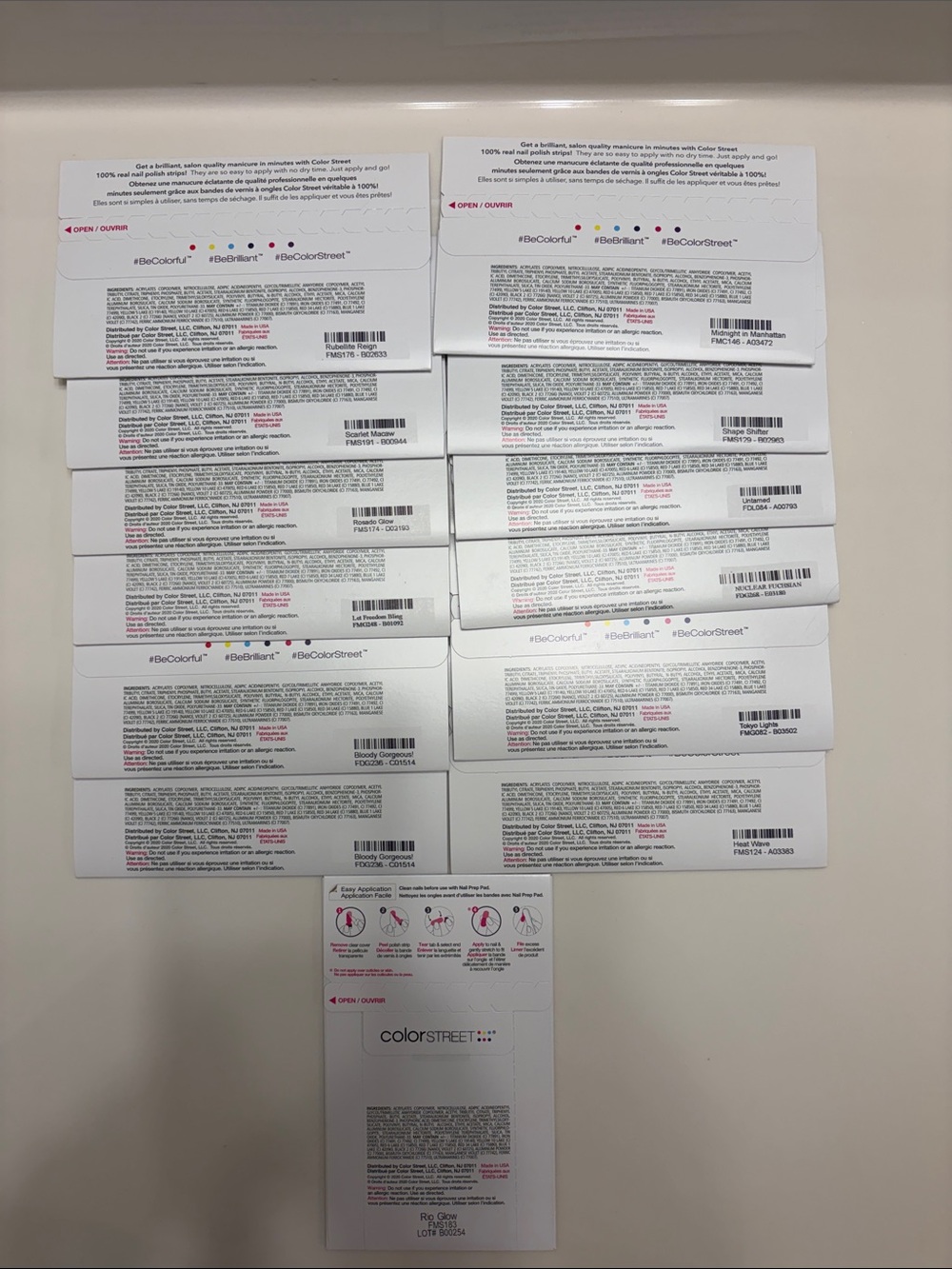 Color Street Nail Polish Strips Collection Lot - Picture 2 of 2